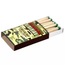 Спички колумб 80мм не гаснут от ветра Boyscout