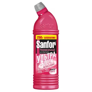 Средство для чистки и дезинфекции Sanfor Ультра блеск 1 л