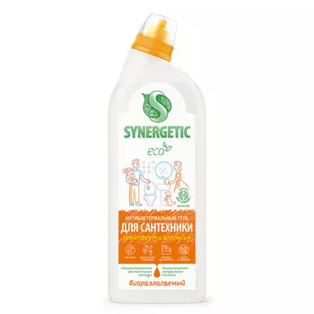 Средство для чистки сантехники Synergetic Грейпфрут и апельсин для ванной и туалета, 0,7 л