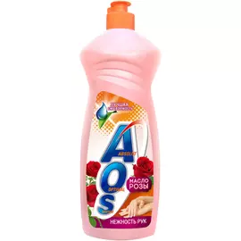 Средство для мытья посуды AOS Нежность рук Масло розы 1 кг