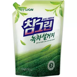 Средство для мытья посуды CJ Lion Зеленый чай 1,2 кг