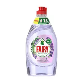 Средство для мытья посуды Fairy Pure &amp; Clean лаванда и розмарин 450 мл