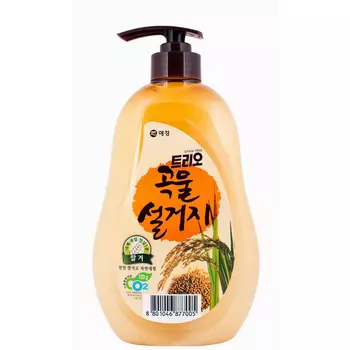 Средство для мытья посуды KeraSys Трио Рисовые отруби 750 мл