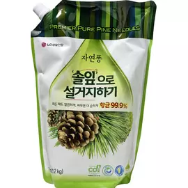 Средство для мытья посуды LG Household &amp; Health Care Natural Pong С ароматом хвои 1200 мл