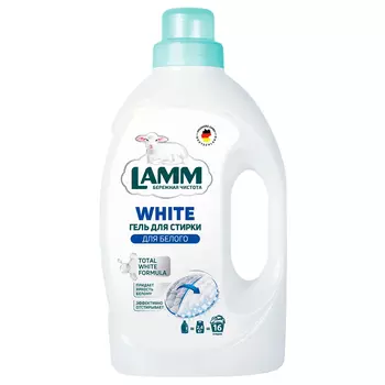 Средство для стирки Lamm White гель для белого 1,04 л