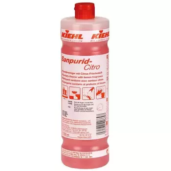 Средство для уборки кислотное Kiehl Sanpurid-Citro с запахом лимона 1 л