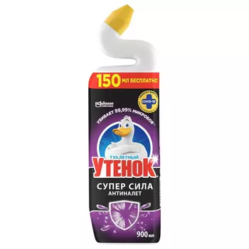 Средство для унитаза Туалетный утенок Антиналет 500 мл