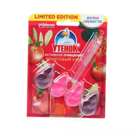 Средство Глейд/glade туалетный утенок твердый подвесной блок 37г фруктовый бум