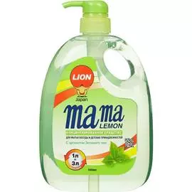 Средство Mama Lemon для мытья посуды Зеленый чай 1 л