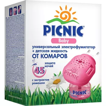 Средство Picnic Baby инсектицидное электрофумигатор и жидкое 30 мл