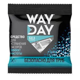Средство WayDay Эффект чистоты для устранения засоров 50 г