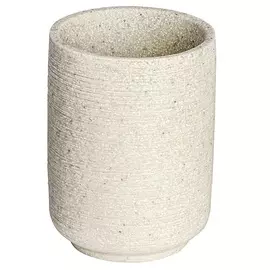 Стакан для ванной комнаты Wenko sanitary go neo бежевый 7х7х10