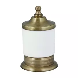 Стакан для ватных дисков Boheme Medici бронзовый 8,5х8,5х14,5 см