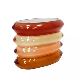 Стакан для зубной пасты Primanova Mili разноцветный 12х7х10 см