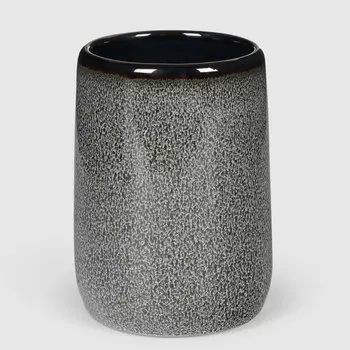 Стакан для зубных щеток Aspire sanitary из керамики черный камень
