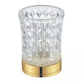 Стакан для зубных щёток Boheme Provanse золотой 8х11,5 см