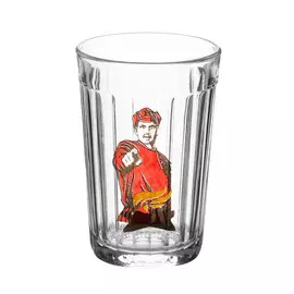 Стакан граненый Гарнизон с символикой