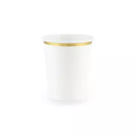 Стакан Party Deco одноразовый 260 мл х 6 шт, белый