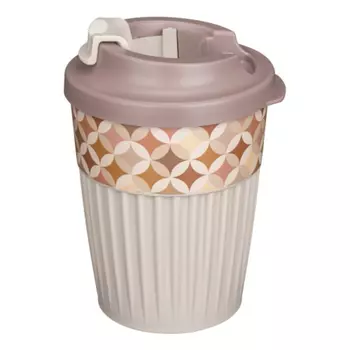 Стакан Phibo для горячих напитков геометрия бежевый 350 мл