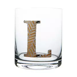 Стакан tubus для виски азбука буква l Rona