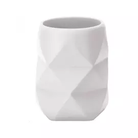 Стакан универсальный Kleine Wolke Golden Crackle белый 8х10 см