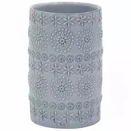 Стакан универсальный Spirella Relief серый 7х11,5 см