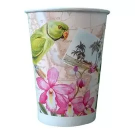 Стаканы бумажные Птицы Тропики 200 мл 6 шт