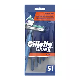 Станок для бритья Gillette Blue II одноразовые Plus 5 шт