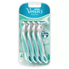 Женские одноразовые бритвы Venus 3 Sensitive, 4 шт