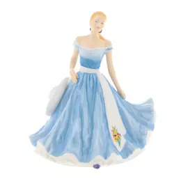 Статуэтка Инглиш леди февраль 17см с кулоном ce210-2