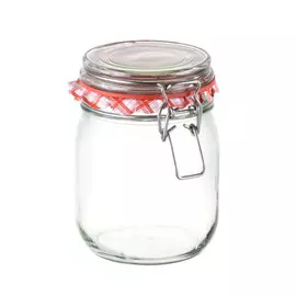 Стеклянная банка с зажимом Tescoma Della Casa 800 мл