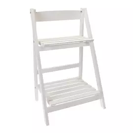 Стеллаж деревянный Koopman Garden Белая 32х41х65см