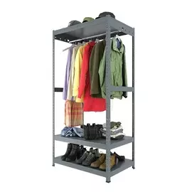 Стеллаж Hit hang 912х300х1824 мм бальзатово-серый