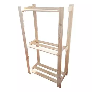 Стеллаж Симфония деревянный 3-х полочный