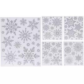 Стикеры рождественские Koopman NY 42х30 см в ассортименте