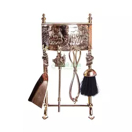 Stilars Набор каминных принадлежностей на держателе Корабль латунь