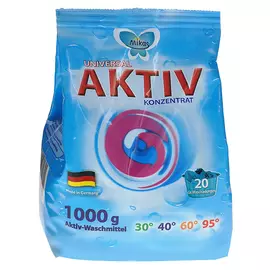 Стиральный порошок Mikas Aktiv универсальный 1 кг