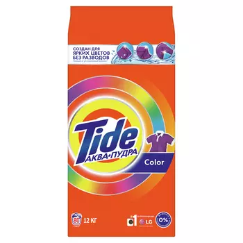Стиральный порошок Tide автомат Color 80 стирок 12 кг