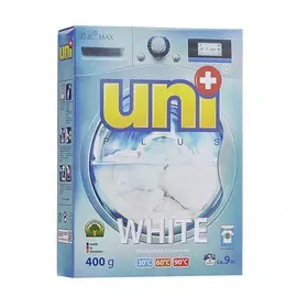 Стиральный порошок UniPlus White концентрированный 400 г