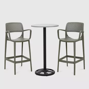 Стойка барная Rainbow + 2 стула