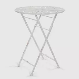 Стол Anxi jiacheng металлический белый 60x74 см