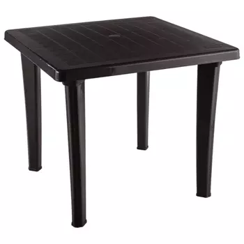 Стол Элластик пласт Элластик квадратный антрацитовый 85х85х74 см