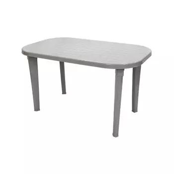 Стол Элластик пласт Элластик овальный серый 136х82х74 см