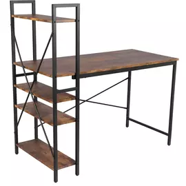 Стол компьютерный ТC 120х120х60 см коричневый