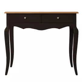 Стол Leontina рабочий 2ящика ST9336ETG/BLK