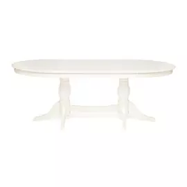 Стол обеденный TC pure white 160+46x107x76 см