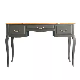 Стол рабочий Leontina 3ящика ST9347ETG/BLK