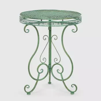 Стол садовый декоративный Anxi jiacheng 52x52x66 см оливковый