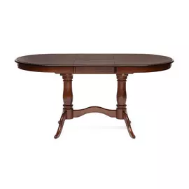 Стол TC раскладной 120(159)х80х75 см коричневый