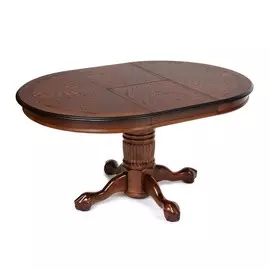 Стол TC темный орех 106х106(150)х76 см